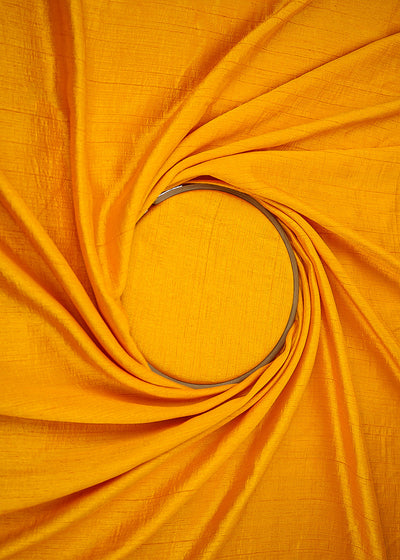 Mustard Colored Nysa Silk Fabric 16857(103)