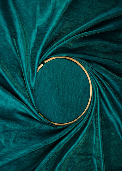 Teal Green Colored Diamond Silk Fabric 16905(101)