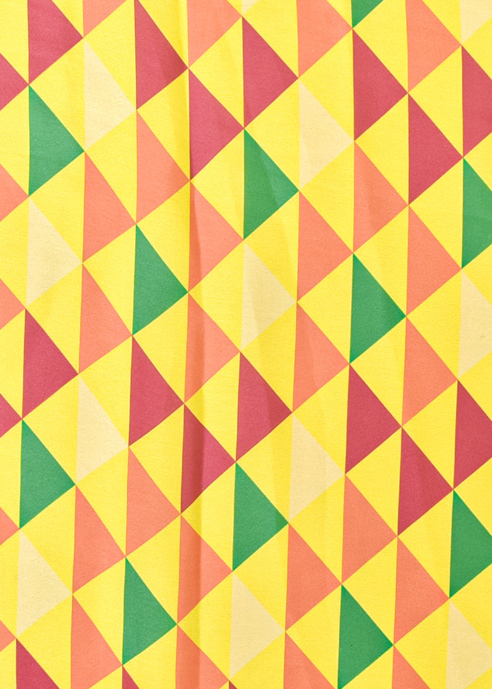 Yellow-Georgette-Satin-Fabric-with-All-Over-Geometric-Print-17078