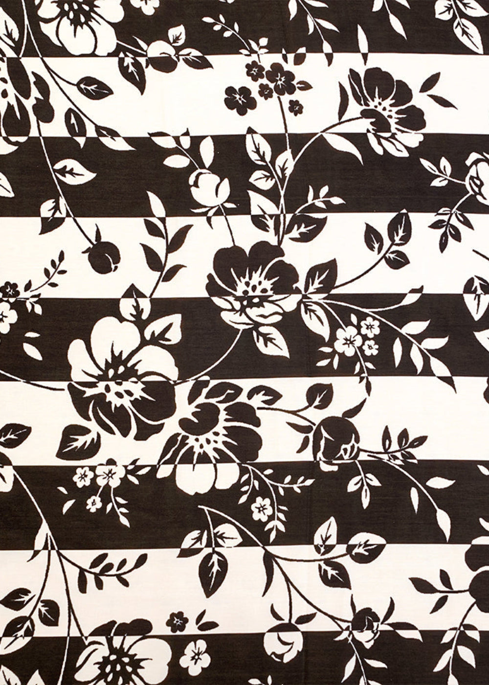 Black-&-White-Georgette-Satin-Fabric-with-All-Over-Abstract-Print-17103