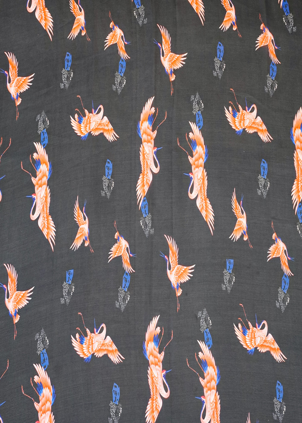 Black-Georgette-Satin-Fabric-with-All-Over-Abstract-Print-17122