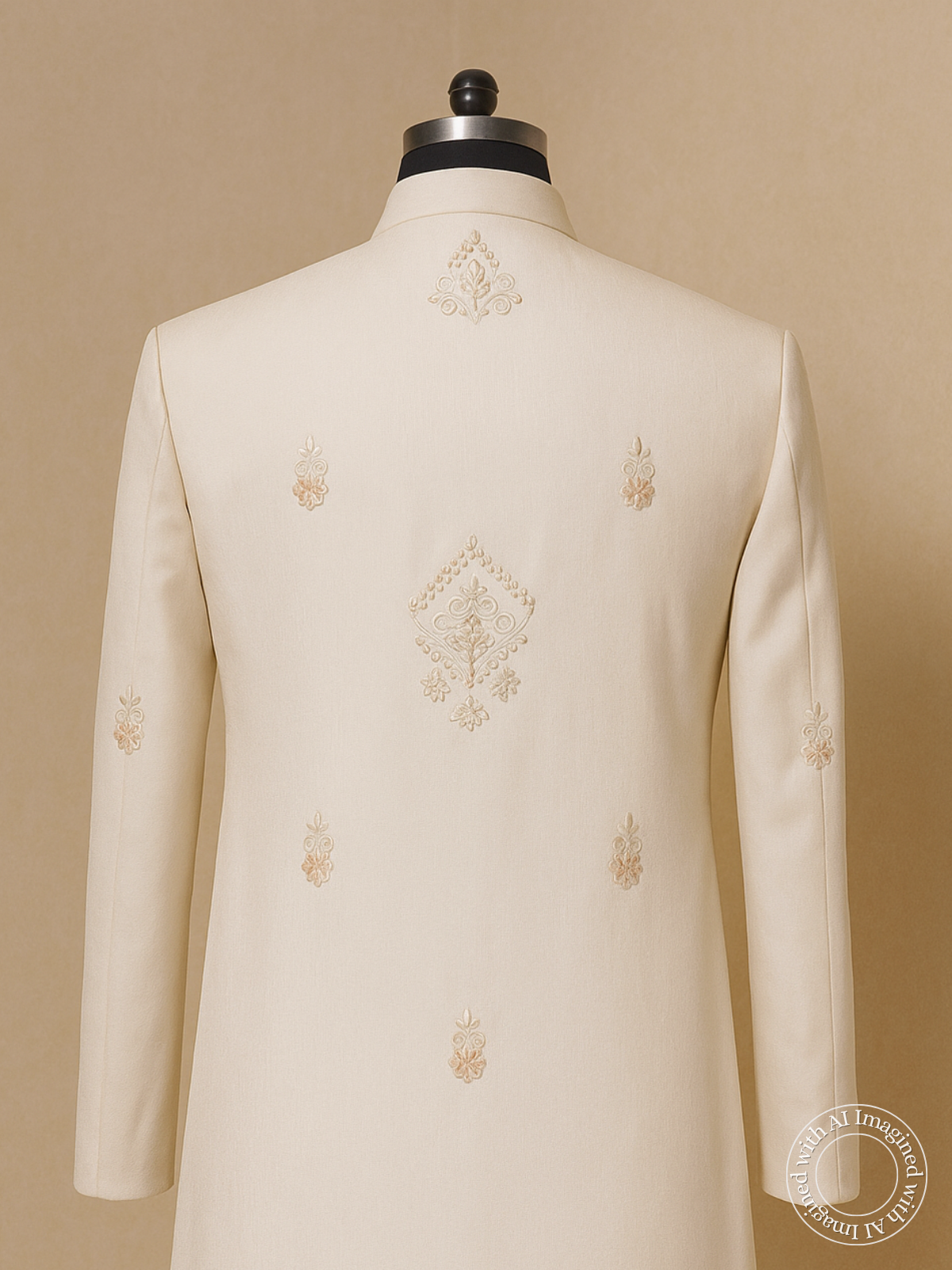 The Virasat – Unstitched White Regal Menswear Fabric 17811