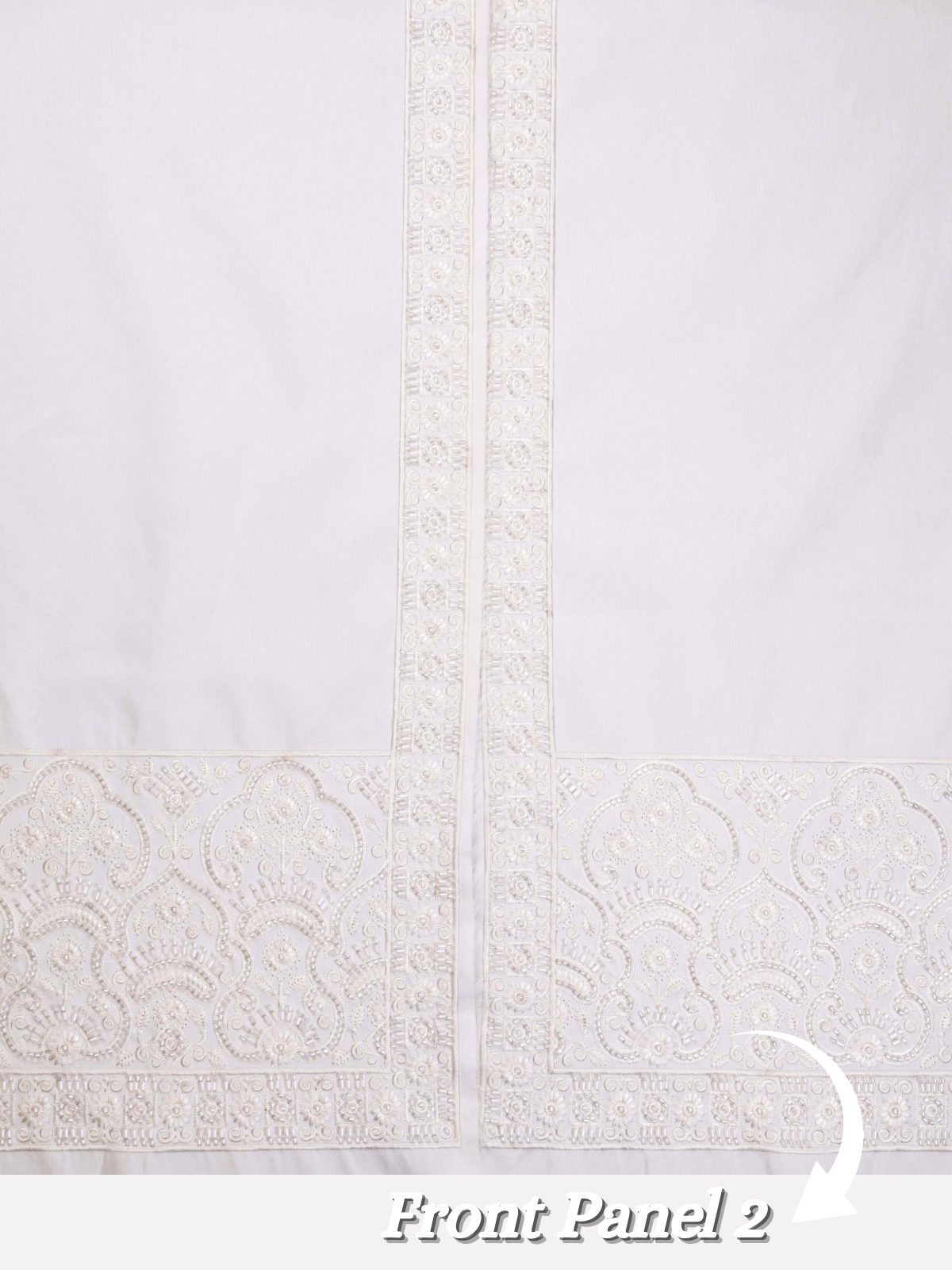 The Virasat – Unstitched White Regal Menswear Fabric 17812