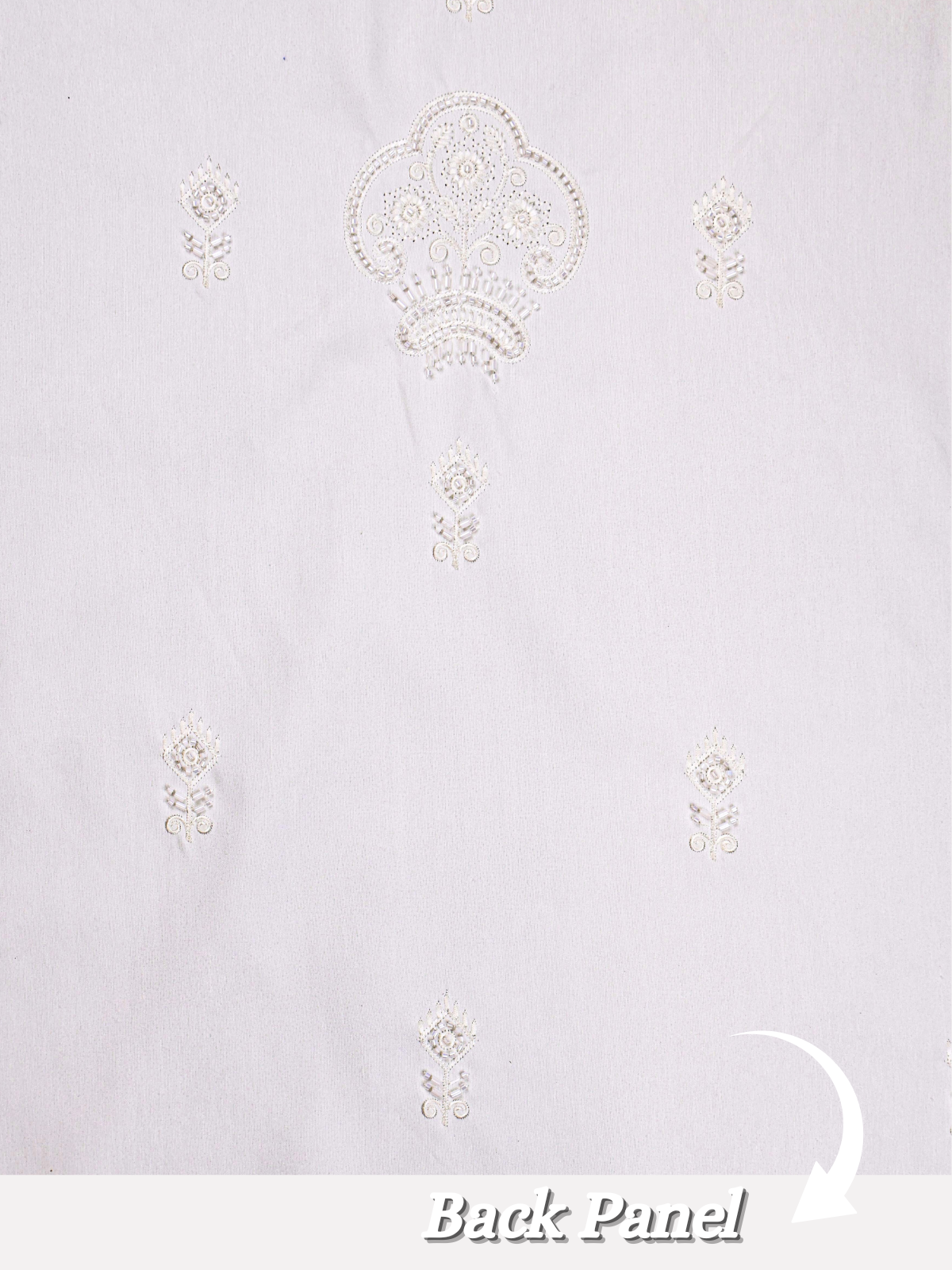 The Virasat – Unstitched White Regal Menswear Fabric 17812
