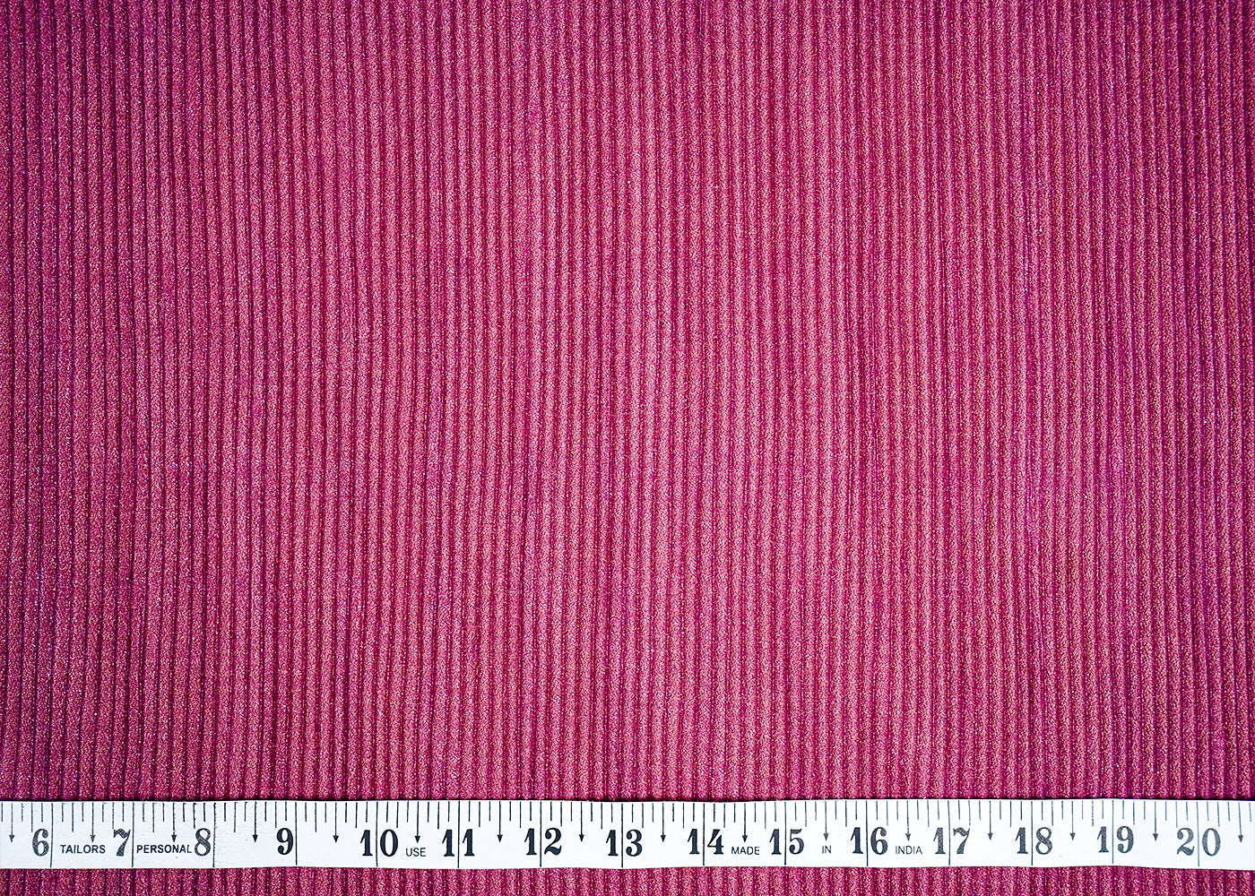 (Pre-Cut 3.75 MTR)Purple Crushed Tissue Fabric with  Abstract Texture 18263