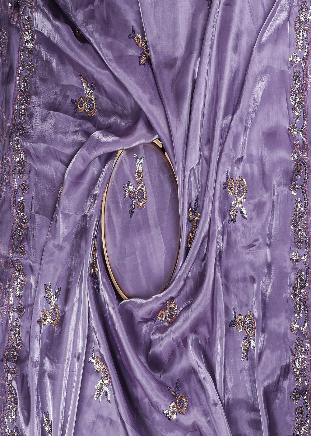 Lavender-Organza-Satin-Dupatta-Fabric-With-All-Over-Sequins-And-Bead-Work-With-Two-Side-Scalloped-Border-19345-close-view