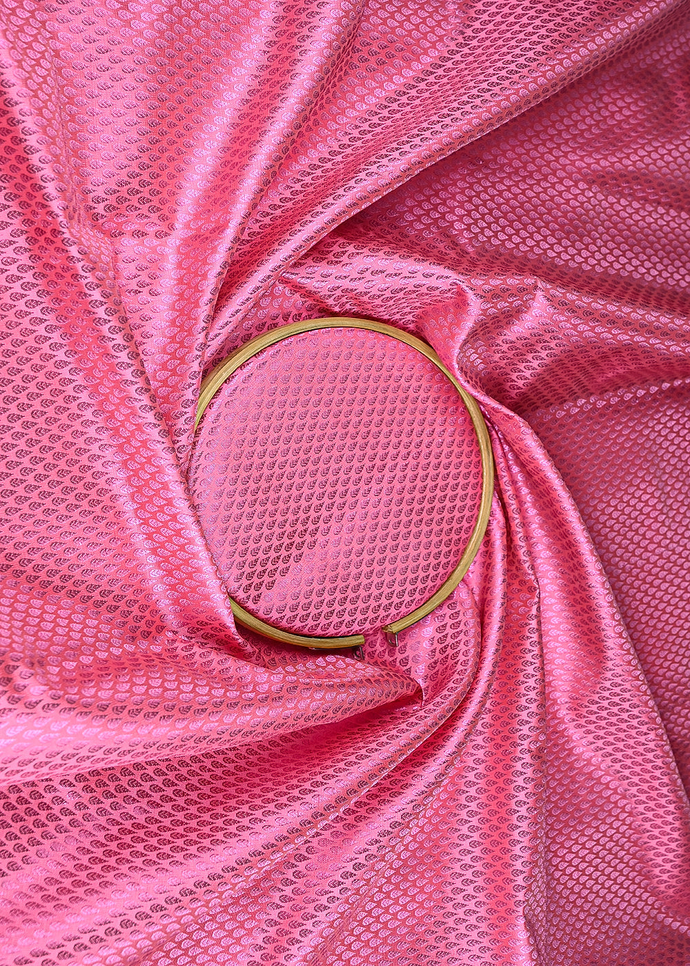 Pink-Banarasi-Brocade-Fabric-With-All-Over-Pink-Zari-Handloom-20133-close-view