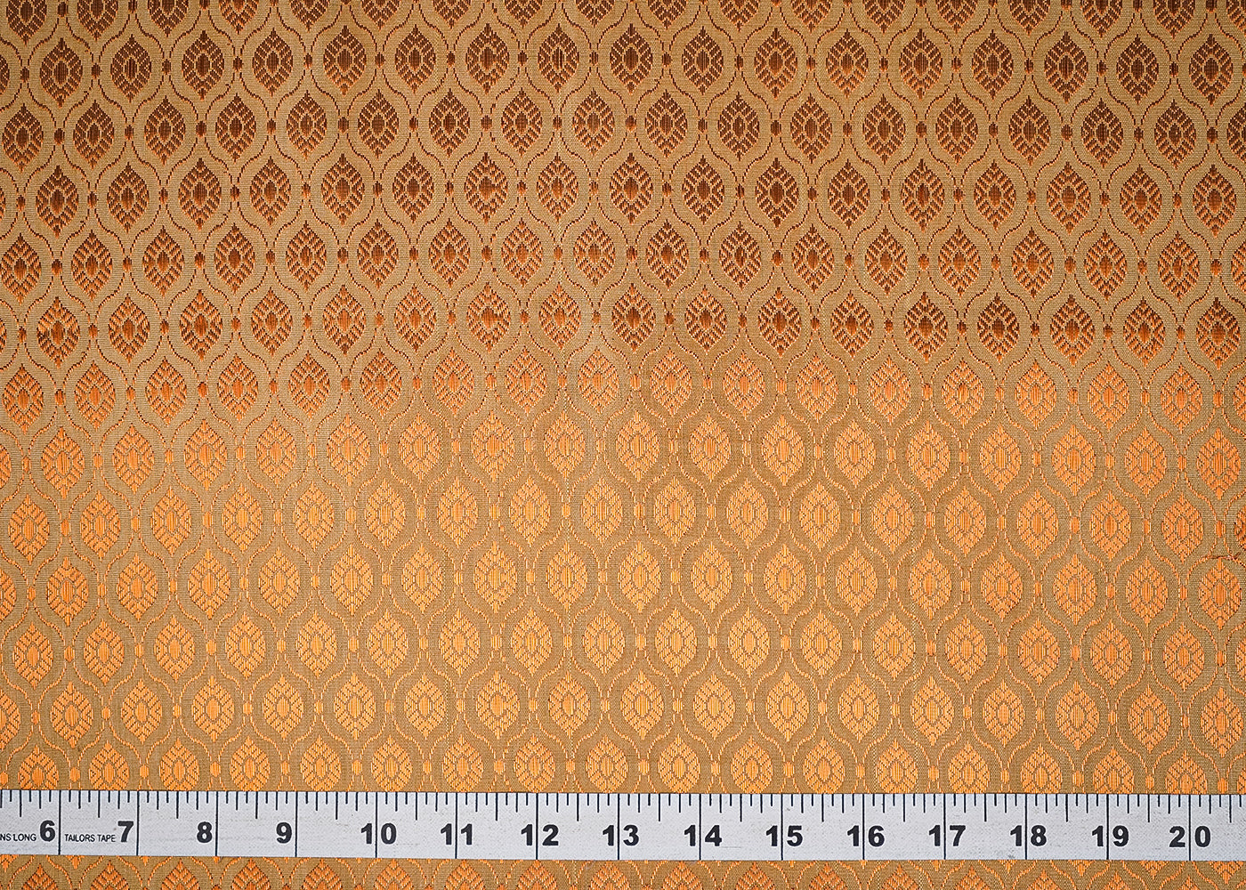 Cream-Banarasi-Brocade-Fabric-With-All-Over-Coper-Zari-Handloom-20135-measurement-view