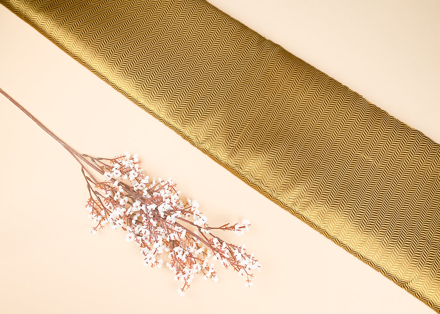 Golden-Banarasi-Brocade-Fabric-With-All-Over-Golden-Zari-Handloom-20149