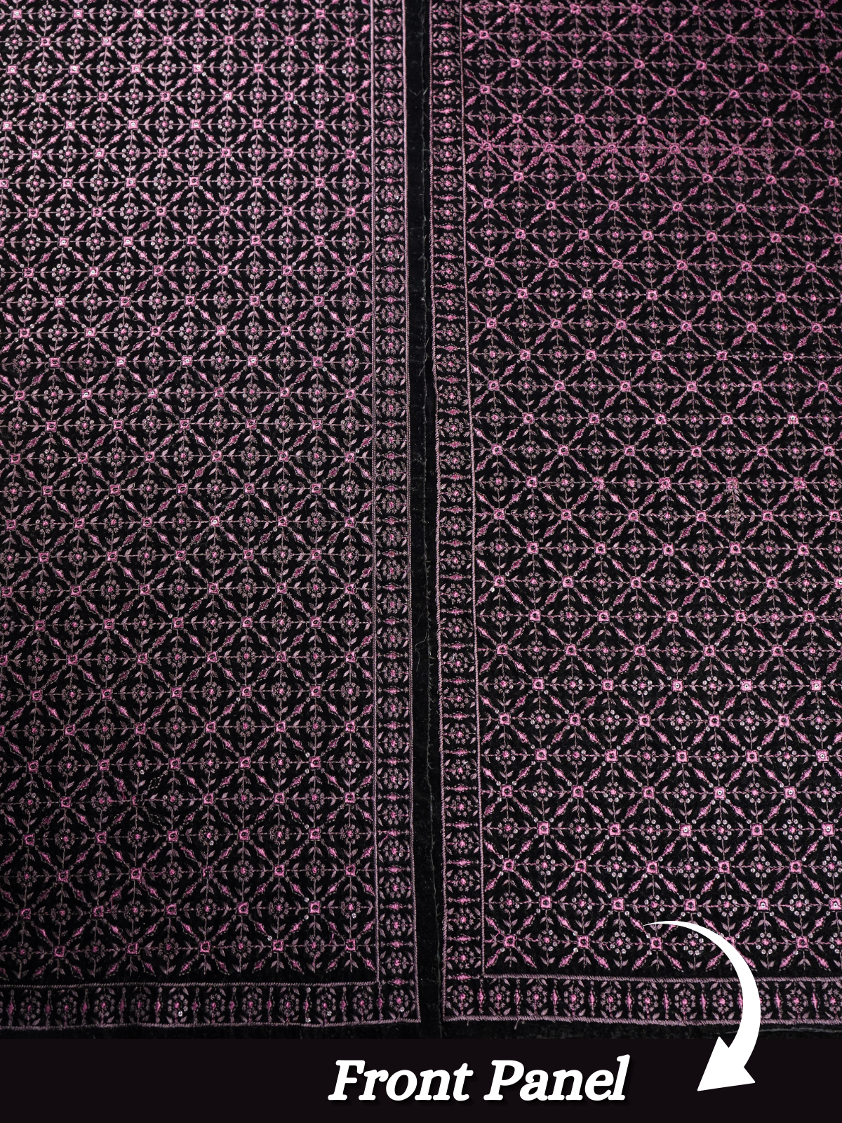 The Virasat – Unstitched Black Regal Menswear Fabric 20203