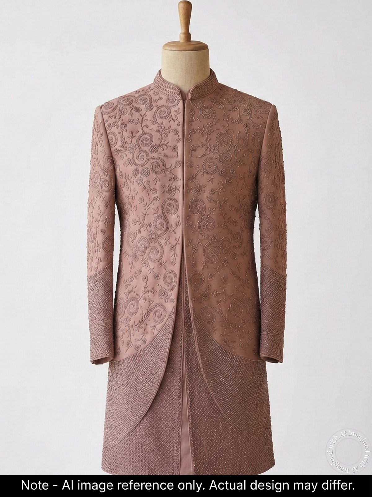 The Virasat – Unstitched Onion Regal Menswear Fabric 20206