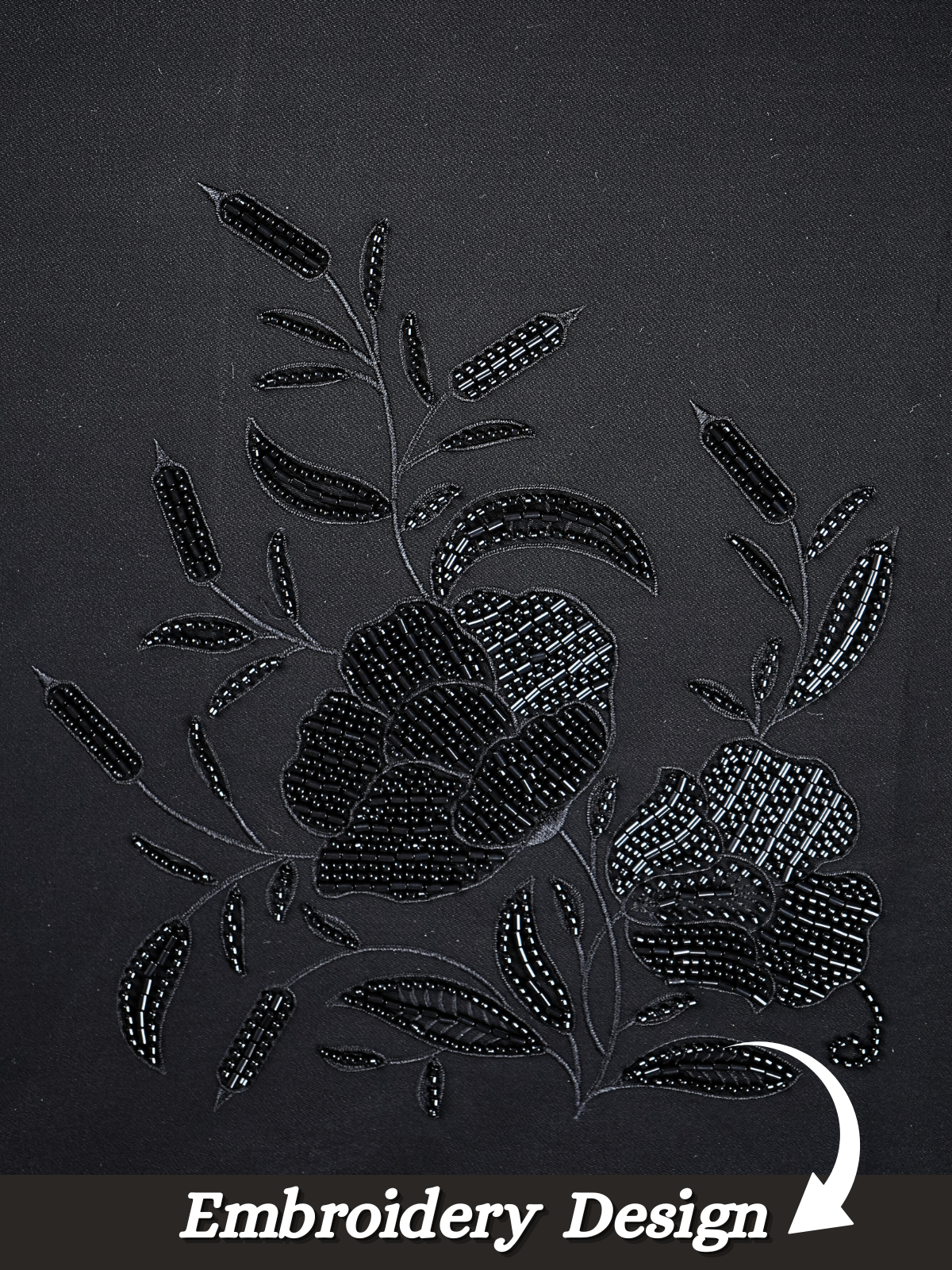 The Virasat – Unstitched Black Regal Menswear Fabric 20211