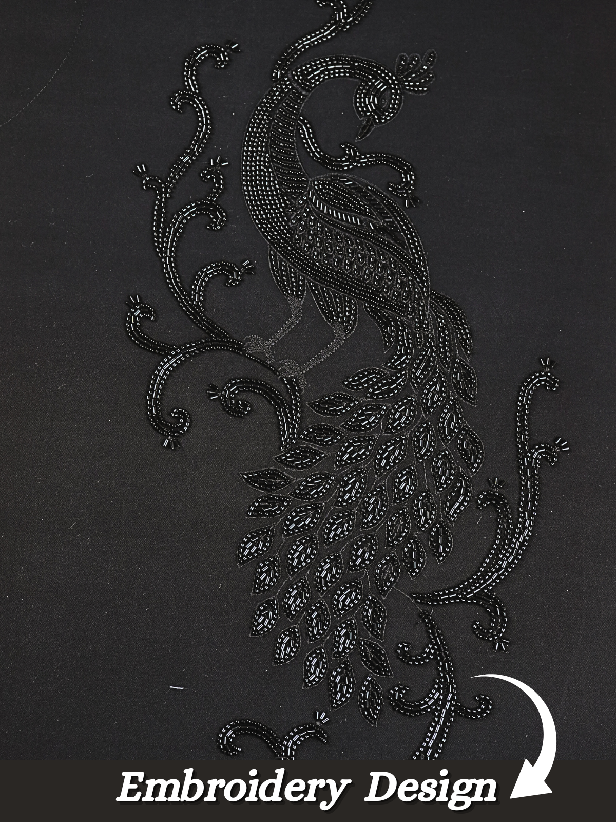 The Virasat – Unstitched Black Regal Menswear Fabric 20211