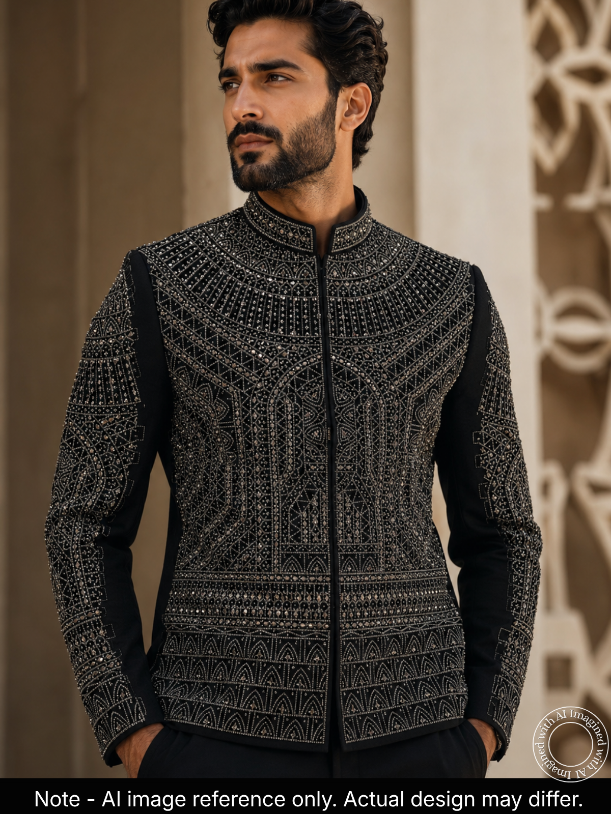 the-riwaayat-a-unstitched-black-jodhpuri-jacket-fabric-for-men-20212