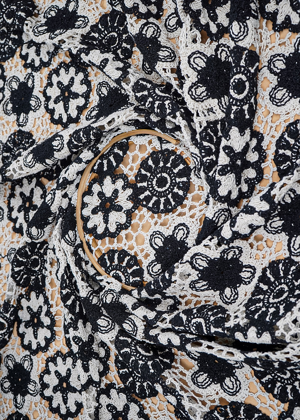 Black-Crochet-Fabric-With-Abstract-Pattern-Of-Thread-20220-close-view