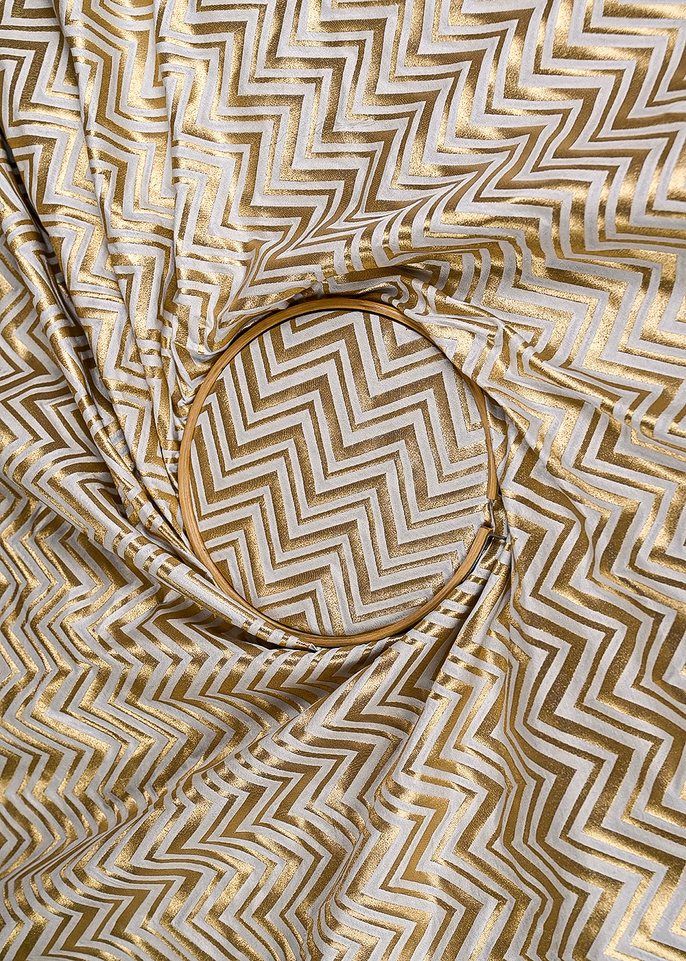 White-Dyeable-Silk-Fabric-With-Allover-Zig-Zag-Pattern-Of-Zari-Handloom-20286-close-view