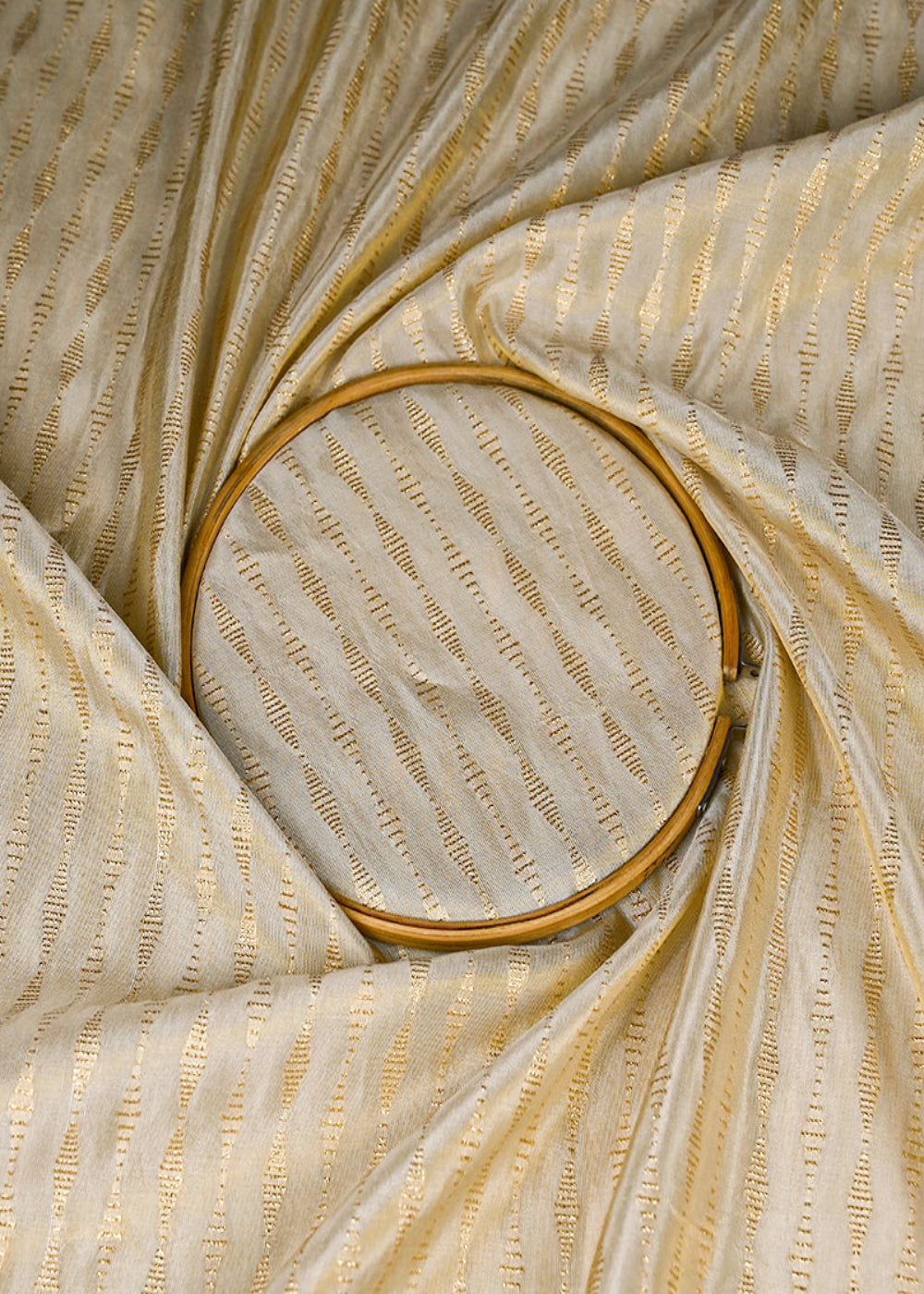 Golden-Tissue-Fabric-With-All-Over-Golden-Zari-Handloom-20356-close-view