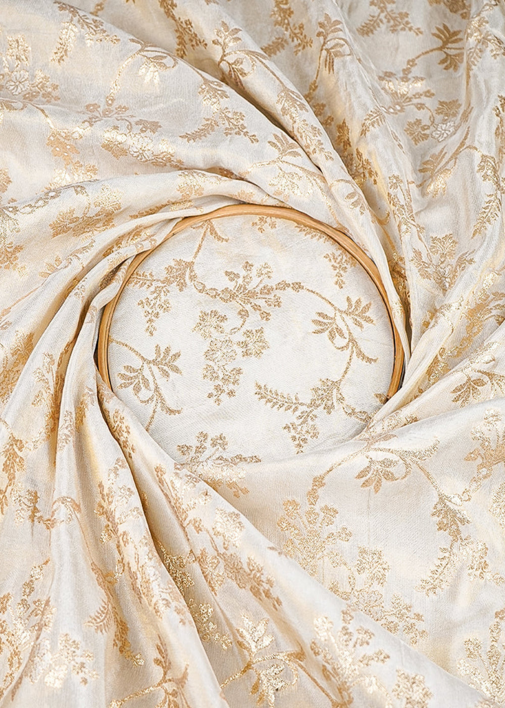 Light-Golden-Tissue-Fabric-With-All-Over-Golden-Zari-Handloom-20360-close-view