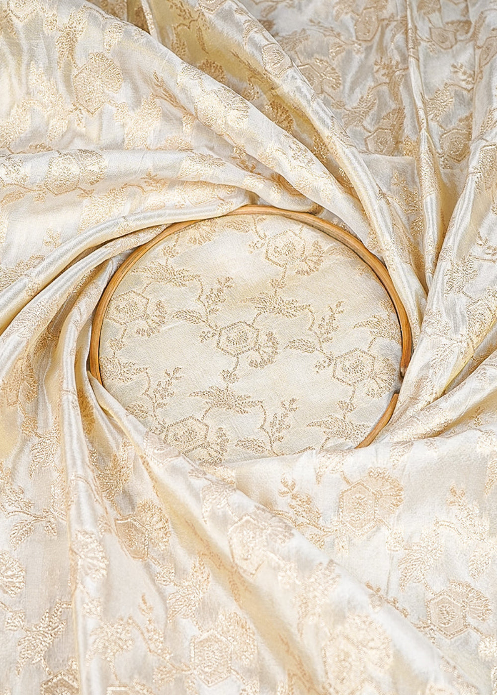 Light-Golden-Tissue-Fabric-With-All-Over-Golden-Zari-Handloom-20361-close-view