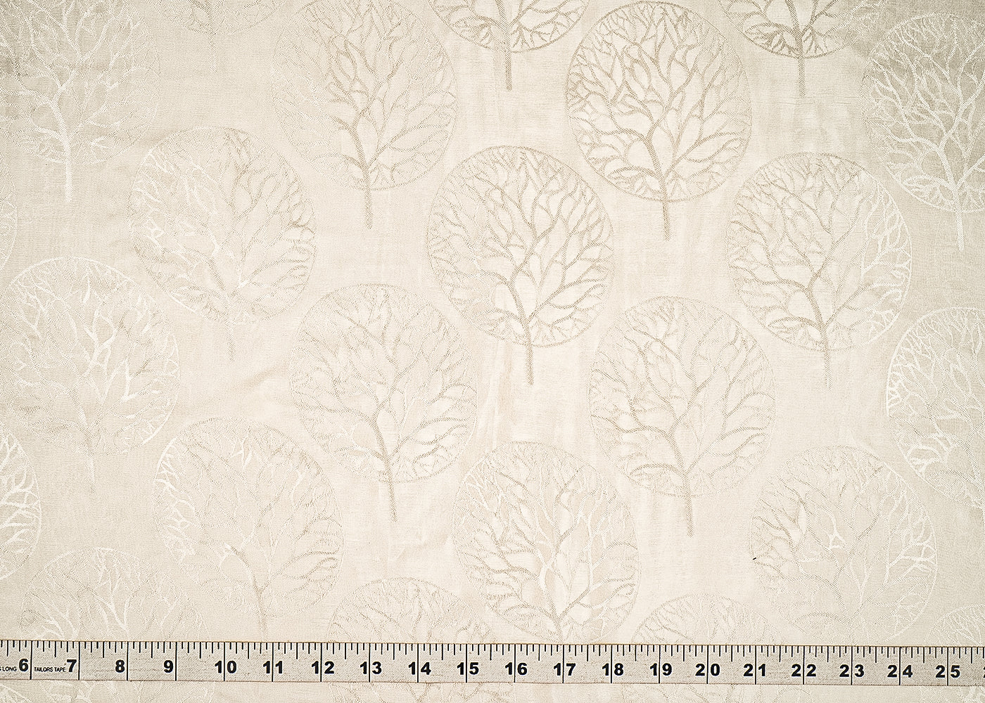 White Silk Fabric With All Over Thread Handloom 20652