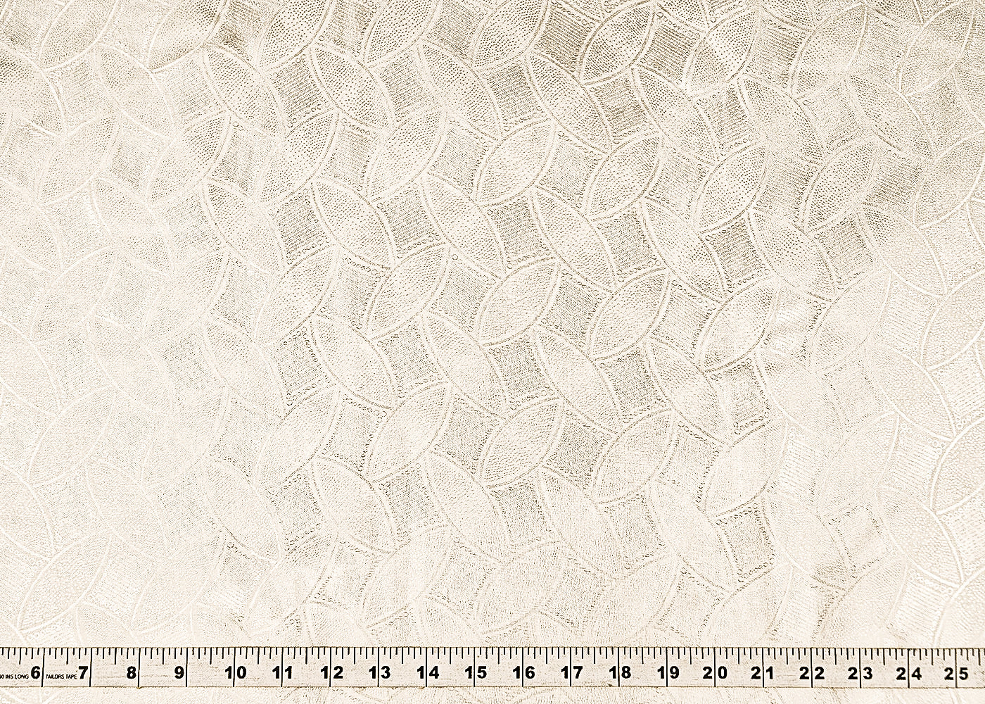 White Silk Fabric With All Over Thread Handloom 20654