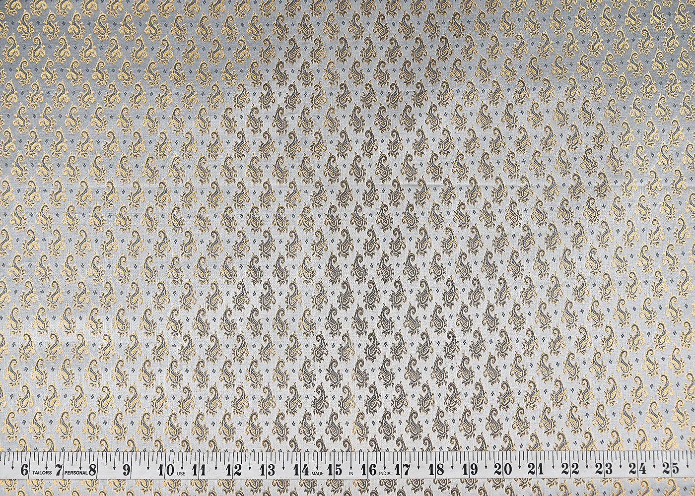 Grey-Banarasi-Brocade-Fabric-With-All-Over-Golden-Zari-Handloom-20803-measurement-view