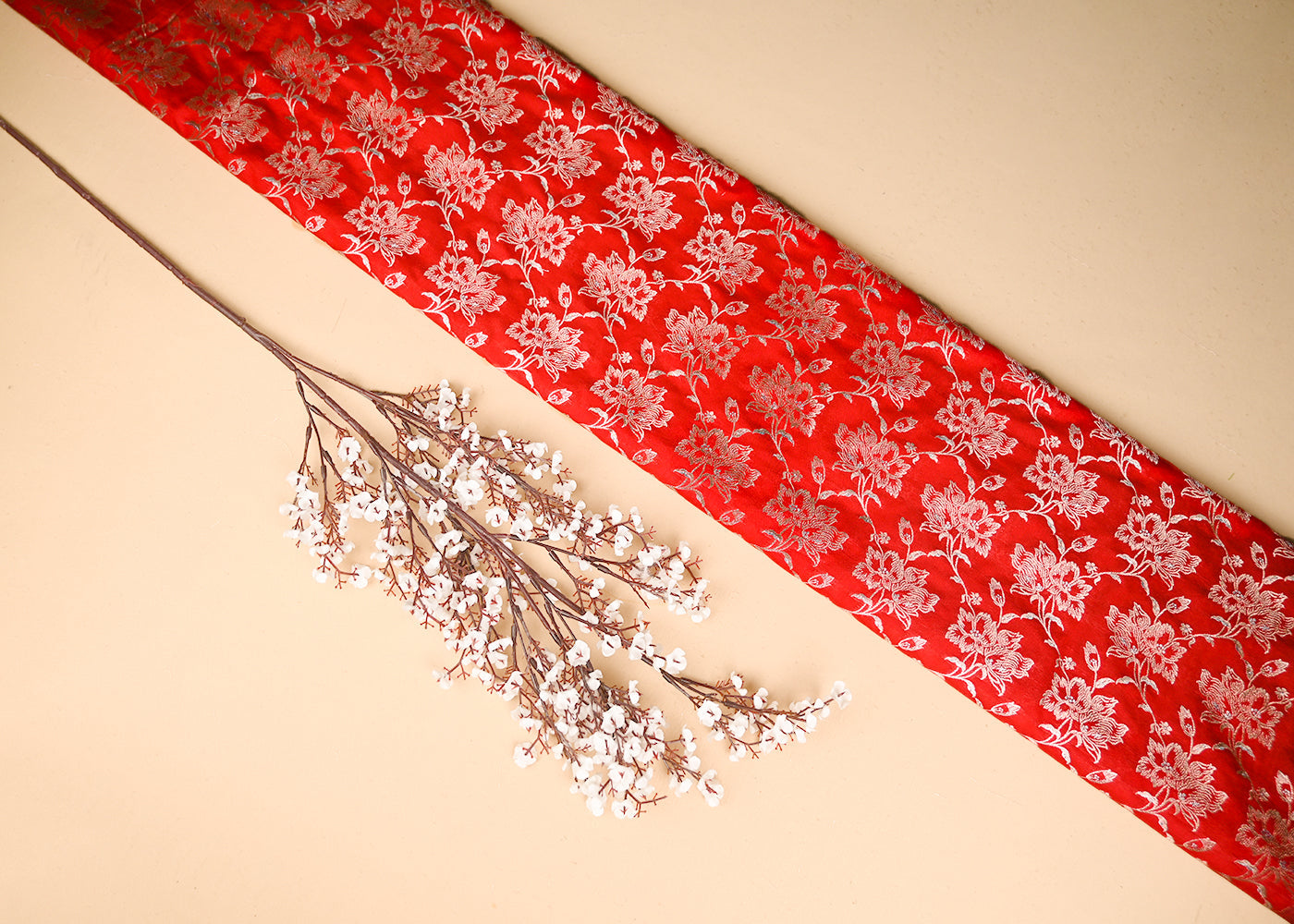 red-banarasi-brocade-fabric-with-all-over-golden-zari-handloom-20808