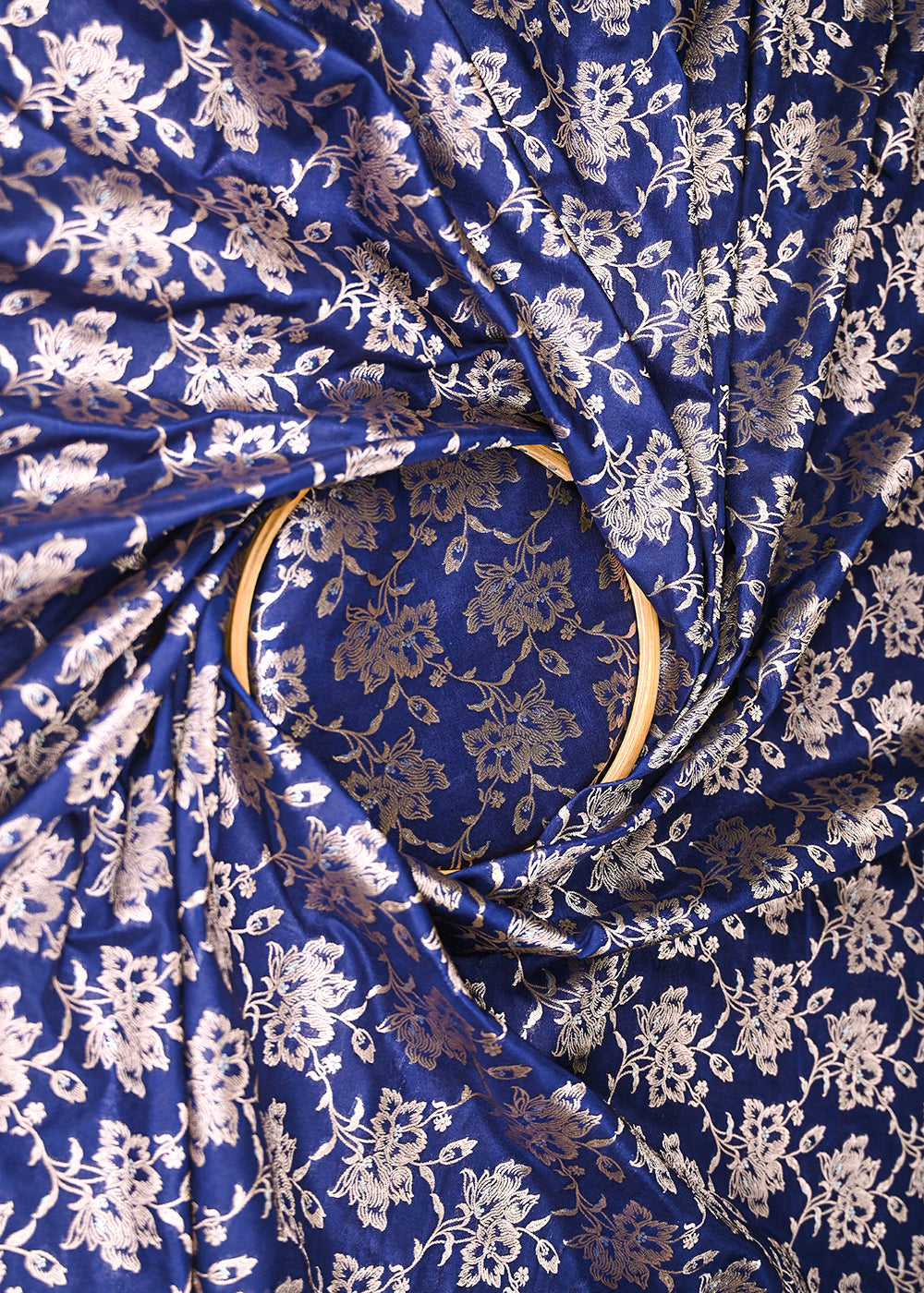 navy-blue-banarasi-brocade-fabric-with-all-over-golden-zari-handloom-20810-close-view