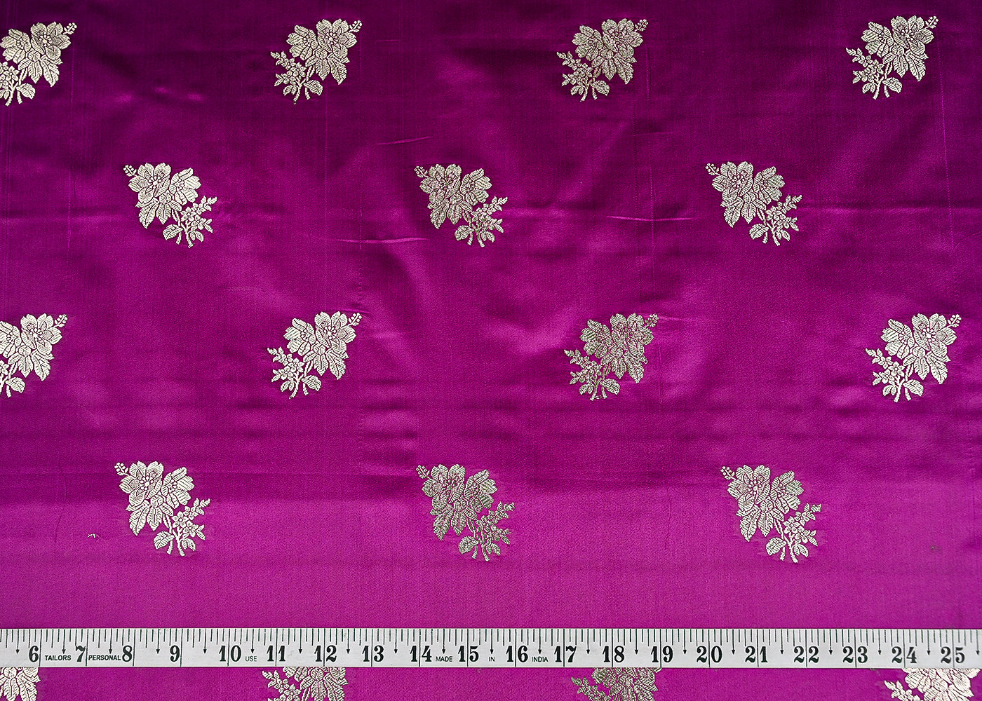 Purple-Banarasi-Silk-Fabric-With-All-Over-Buti-Of-Golden-Zari-Handloom-20888-measurement-view