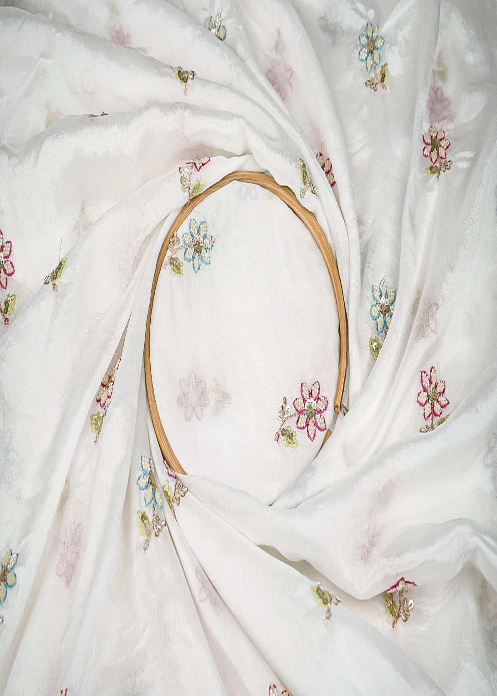 White-Dyeable-Chinon-Chiffon-Fabric-With-All-Over-Thread,-Bead,-Katdana-And-Sequins-Work-20900-close-view