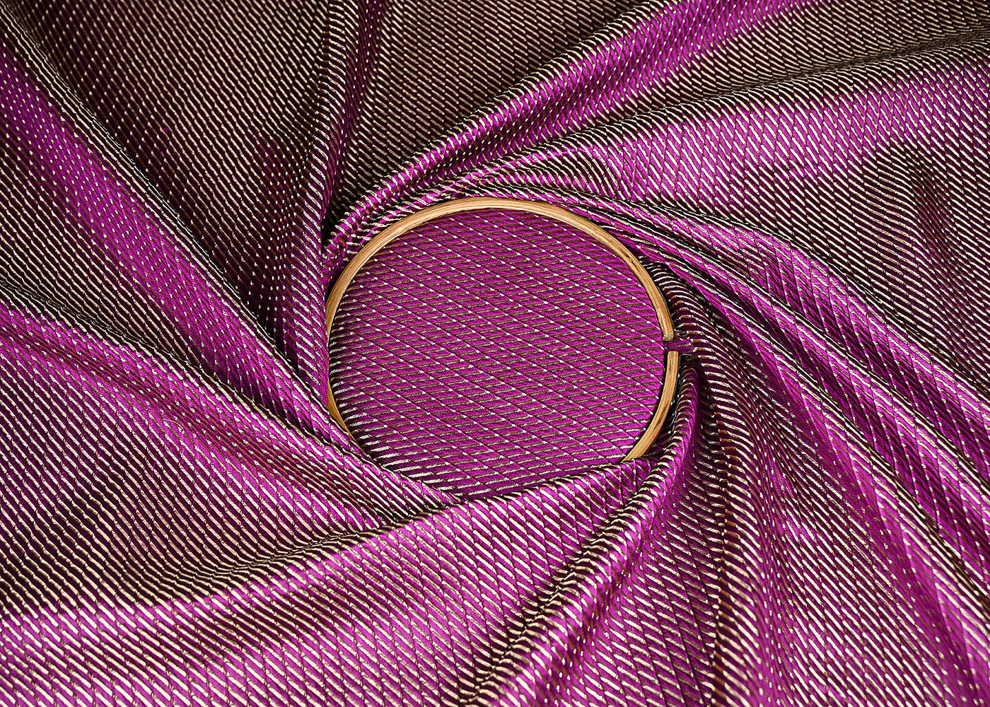 Purple-Banarasi-Silk-Fabric-With-All-Over-Golden-Zari-Handloom-20957-close-view