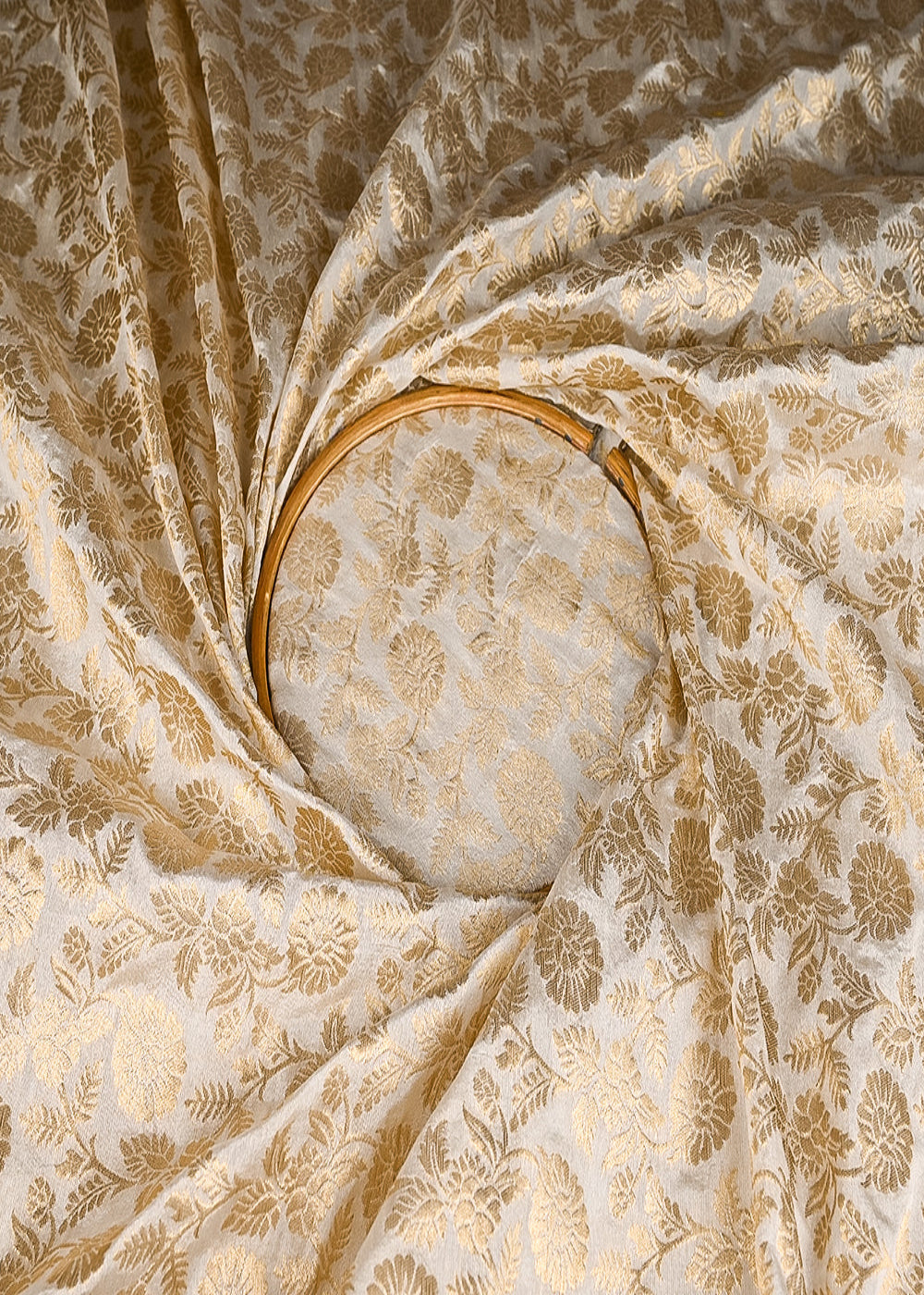 White-Dyeable-Chanderi-Fabric-With-All-Over-Golden-Zari-Handloom-20999-close-view