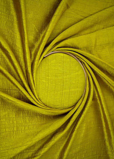 Light Mehendi Green Colored Nysa Silk Fabric 21032(101)