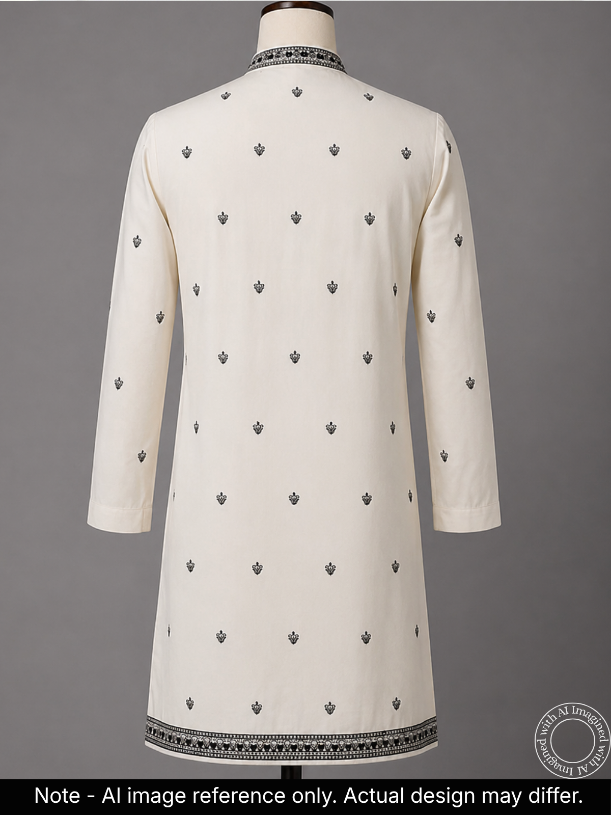 the-kohinoor-unstitched-white-kurta-fabric-for-men-21170-back-view