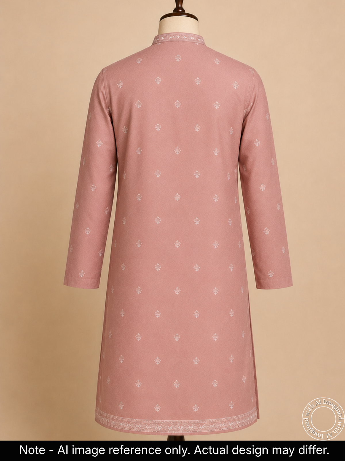 the-kohinoor-unstitched-light-mauve-kurta-fabric-for-men-21172-back-view