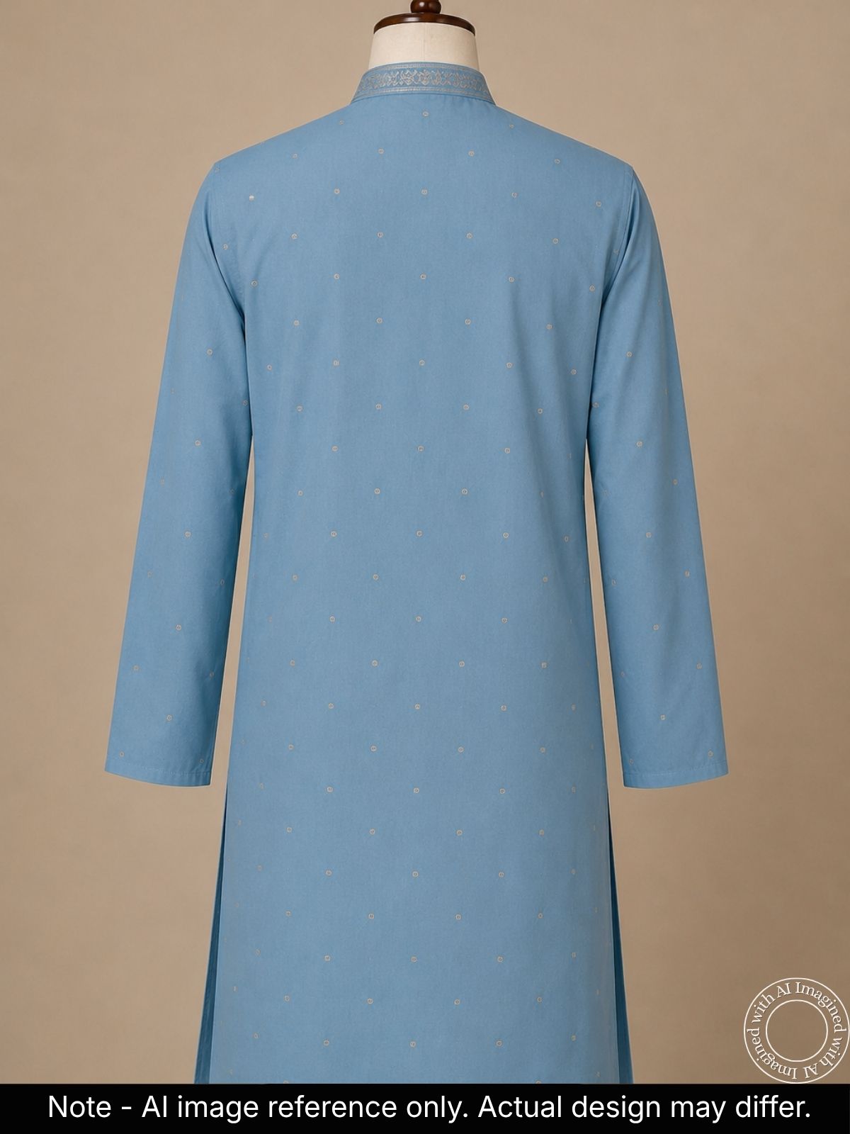 The Kohinoor - Unstitched Blue Kurta Fabric For Men 21360