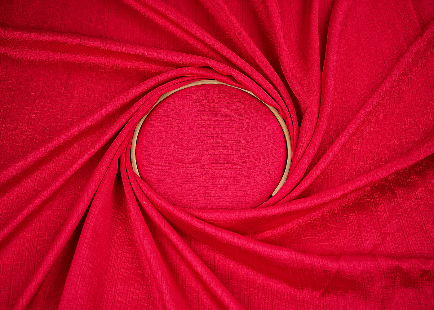 Raspberry Pink Colored Nysa Silk Fabric 21549(103)
