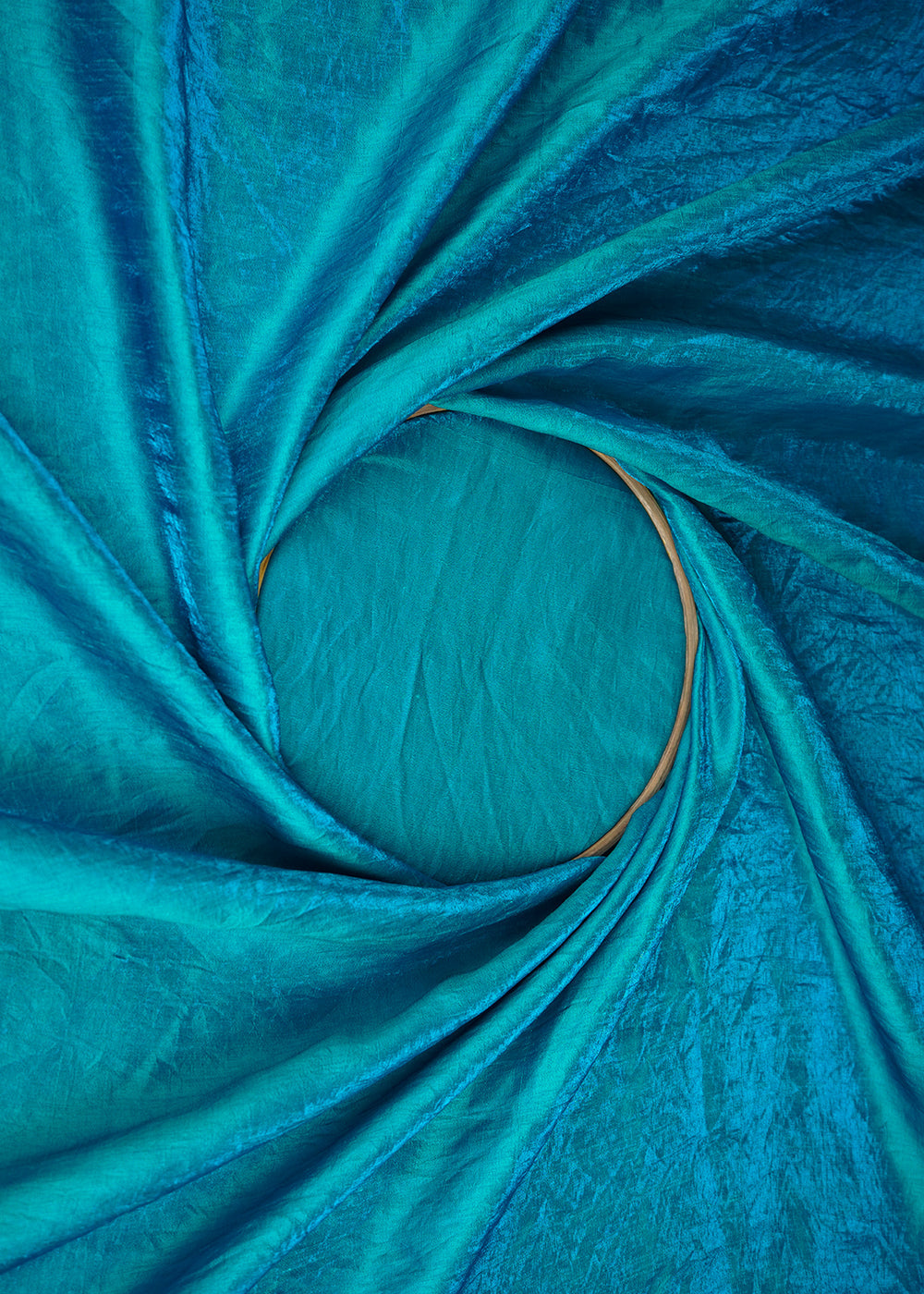 Sky Blue Colored Diamond Silk Fabric 21551(103)
