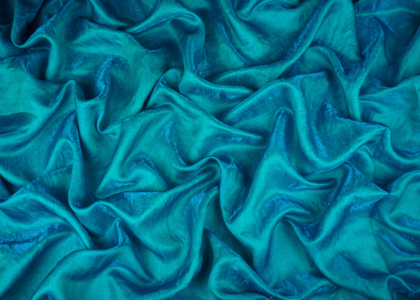 Sky Blue Colored Diamond Silk Fabric 21551(103)