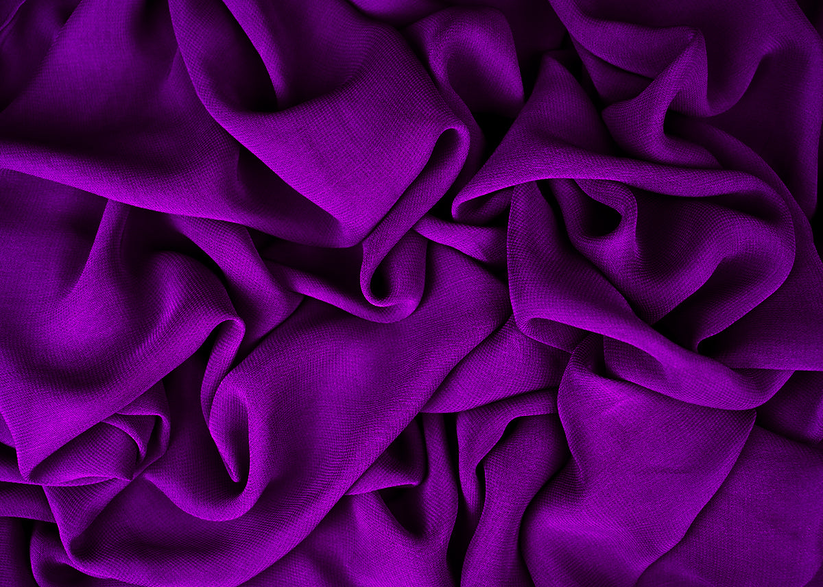 Purple-Coloured-Georgette-Fabric-21609(101)-flowy-view