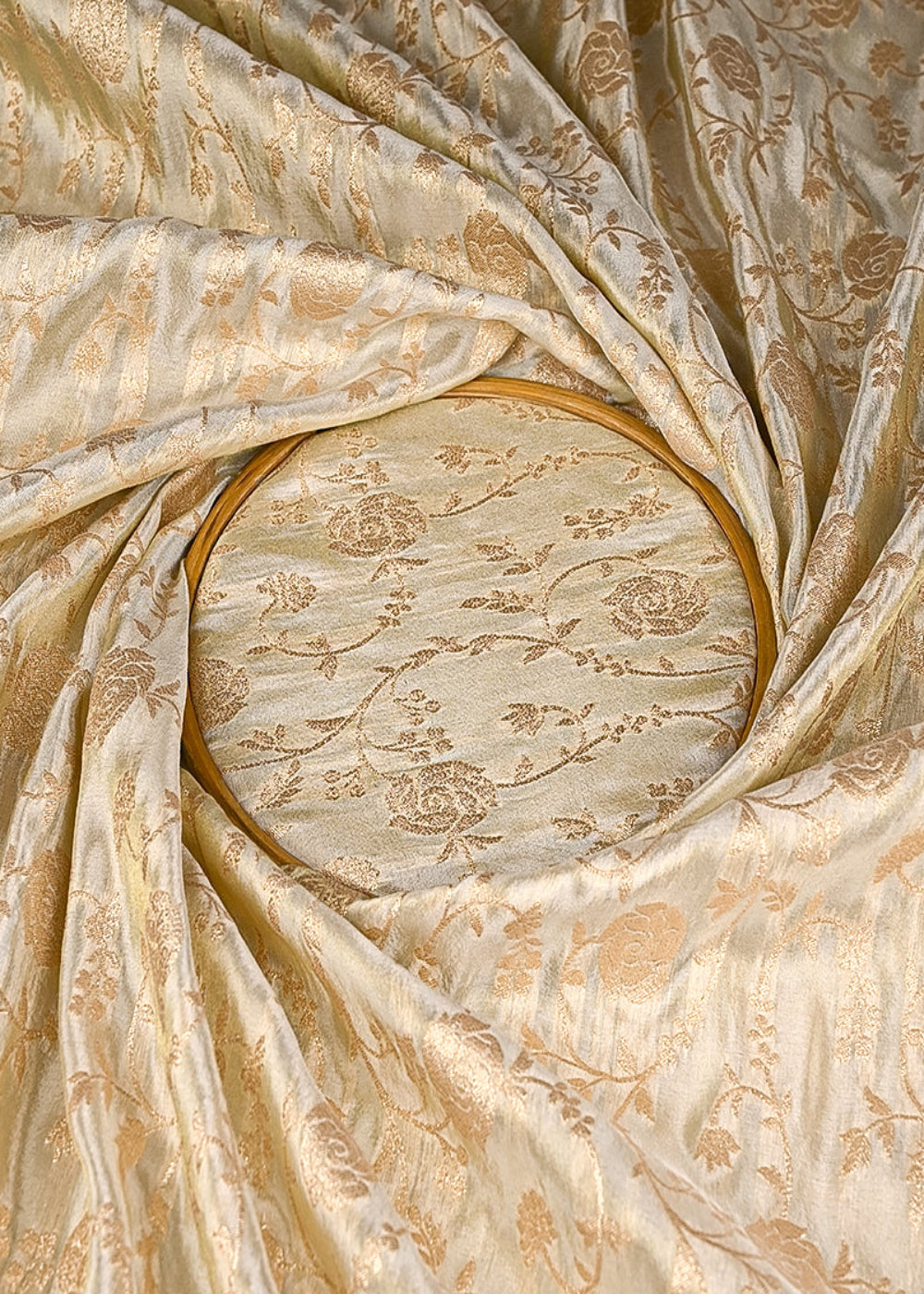 Golden-Dyeable-Tissue-Fabric-With-All-Over-Zari-Handloom-21626-close-view