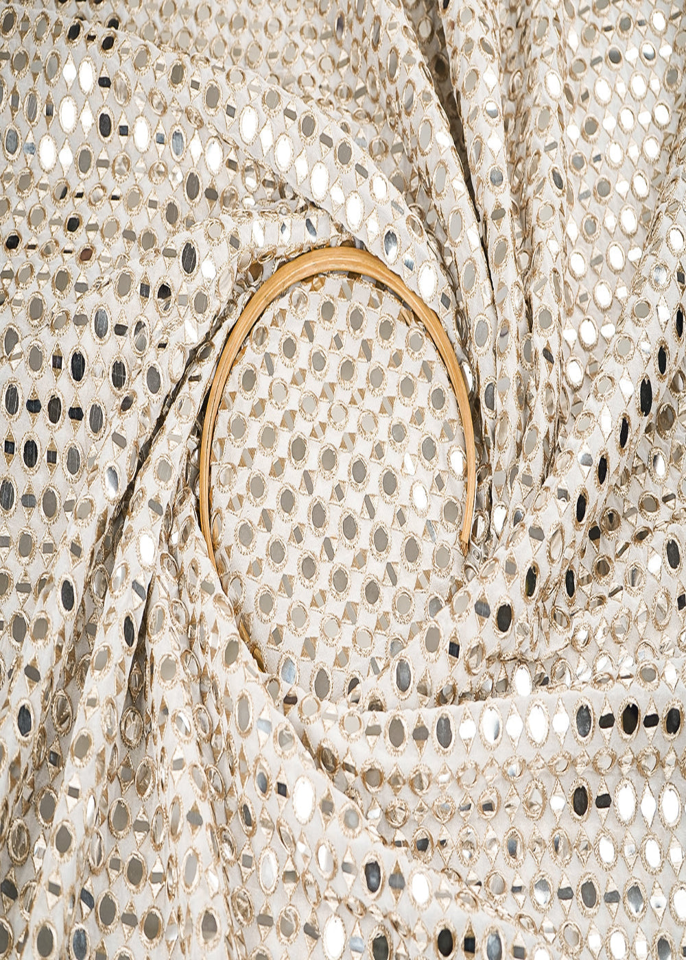 White-dyeable-georgette-fabric-with-all-over-faux-mirror-and-zari-work-close-view-21632