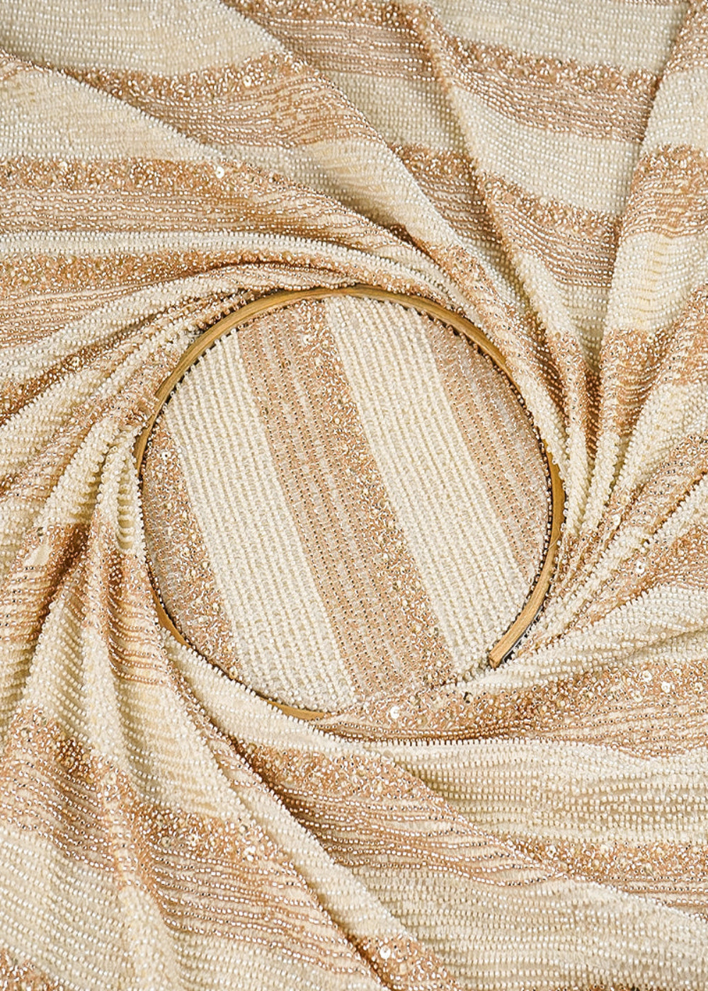 Golden-Dyeable-Tissue-Fabric-With-All-Over-Bead-And-Sequins-Work-21726-close-view