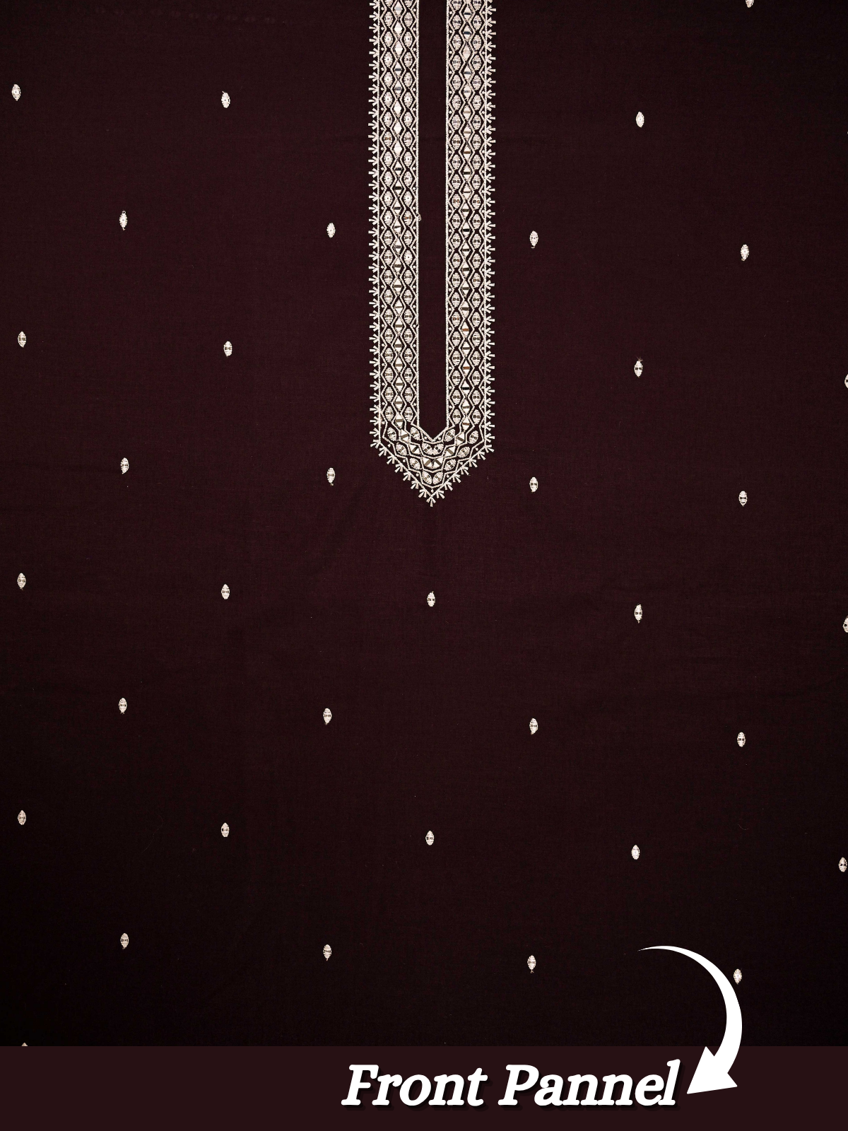 the-kohinoor-unstitched-wine-kurta-fabric-for-men-21769-front-panel