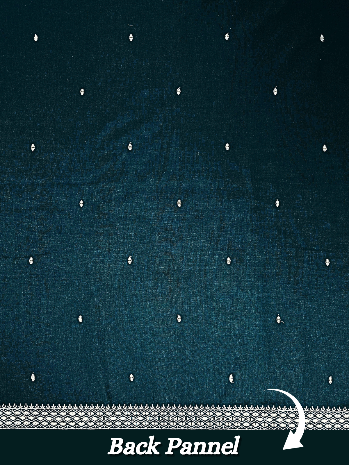 The Kohinoor - Unstitched  Teal Blue Kurta Fabric For Men 21772