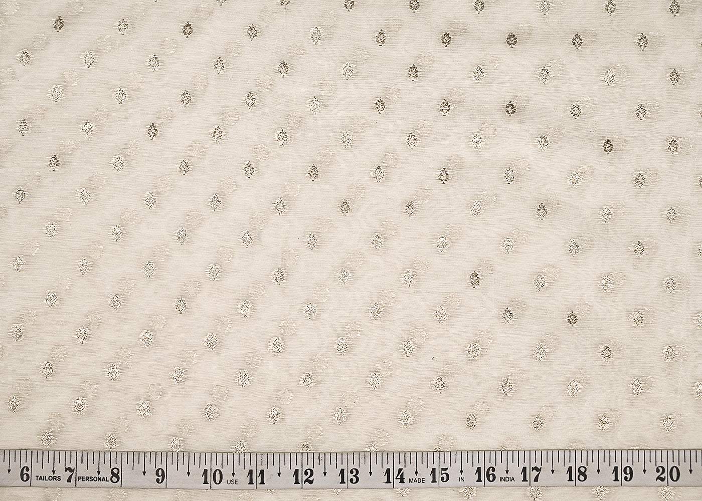 White-Dyeable-Chanderi-Silk-Fabric-With-All-Over-Dull-Gold-Zari-Handloom-21779-measurement-view