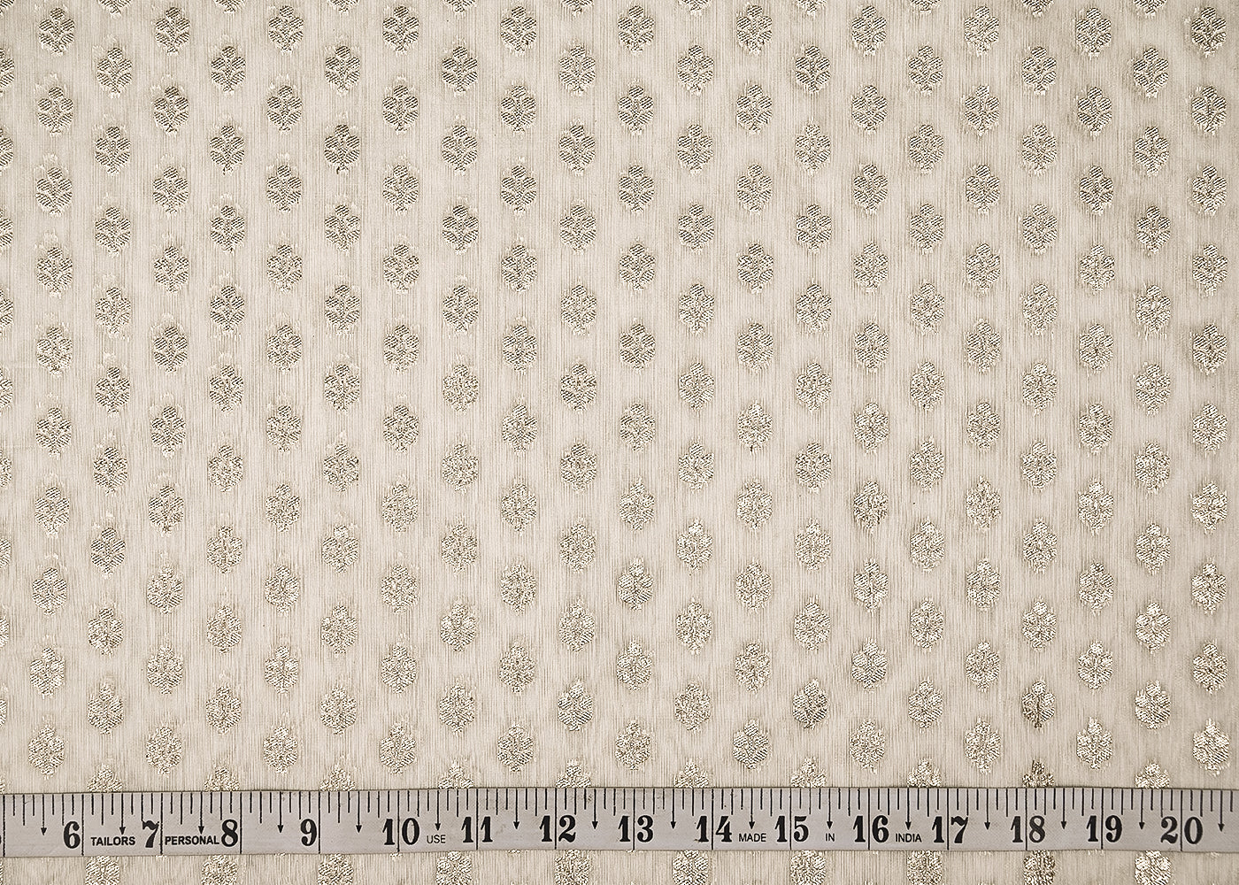 White-Dyeable-Chanderi-Fabric-With-All-Over-Zari-Handloom-21805-measurement-view