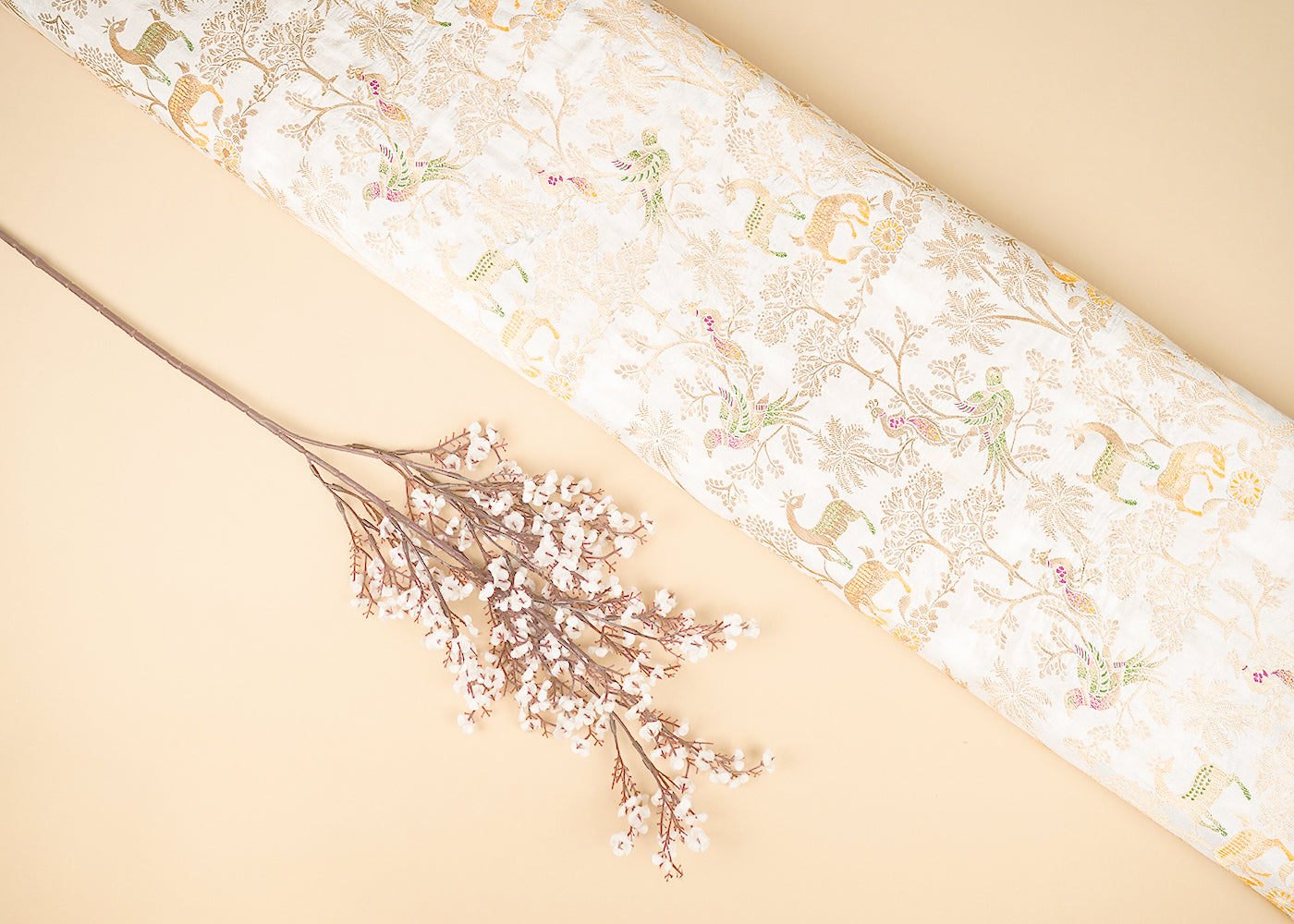 White-Dyeable-Chanderi-Fabric-With-All-Over-Zari-Handloom-21873