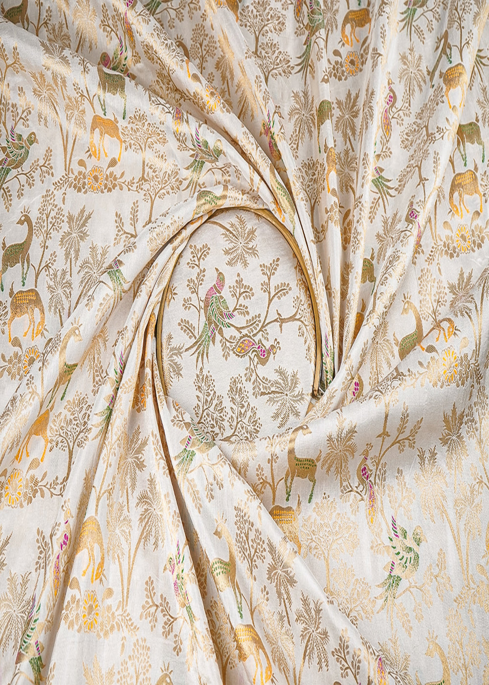 White-Dyeable-Chanderi-Fabric-With-All-Over-Zari-Handloom-21873-close-view