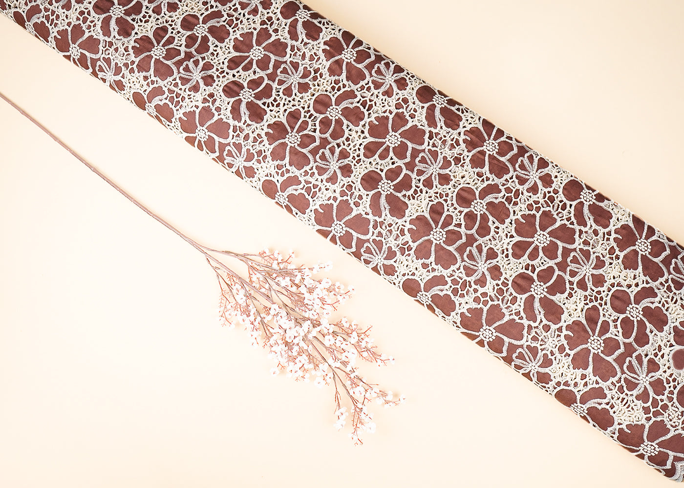 Brown-Cotton-Fabric-With-All-Over-Thread-And-Cutwork-With-Scalloped-Edges-21884